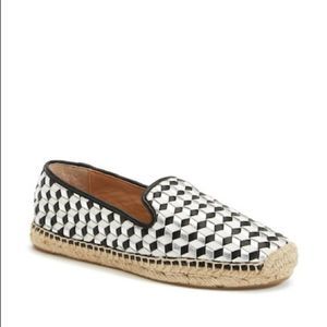 Vince Camuto Charie Espadrille Flat Black Silver